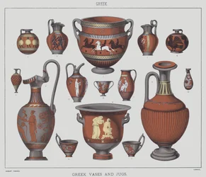 Griechische Vasen und Krüge