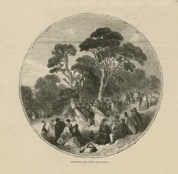 Greenwich Park während der Feiertage