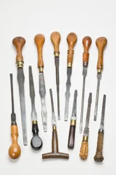 Gruppe von Schraubendrehern, spätes 19. - frühes 20. Jahrhundert
