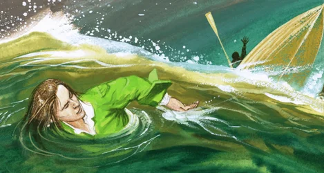 Gulliver erleidet Schiffbruch