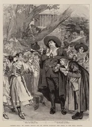 "Haddon Hall," Mr. Sydney Grundy und Sir Arthur Sullivans neue Oper im Savoy Theatre (Gravur)