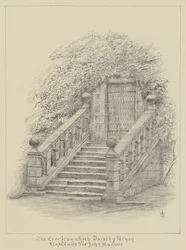 Haddon Hall, Die Tür, durch die Dorothy Vernon mit Sir John Manners durchbrannte