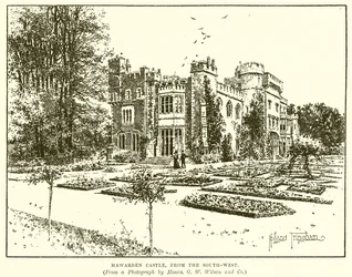Hawards Castle, von Südwesten