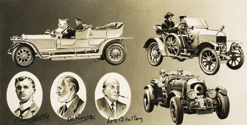 Henry Royce, Charles Rolls, W. O. Bentley – drei Pioniere des Automobils