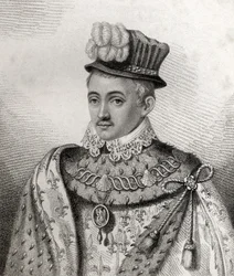Henry Stewart, graviert von Rivers, Illustration aus 