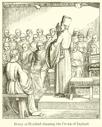 Heinrich von Hereford beansprucht die Krone von England