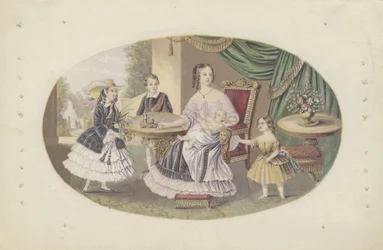 Ihre Majestät Königin Victoria und Familie, ca. 1851