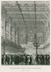 Ihre Majestät prorogiert das Parlament, das House of Lords