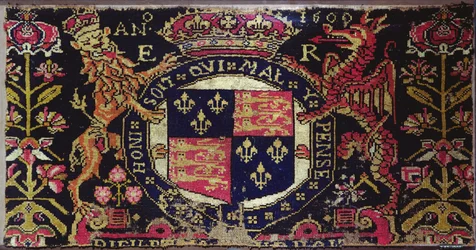 Heraldisches Paneelteppich, 1600