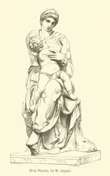 Heilige Familie, von M. Angelo (Gravur)