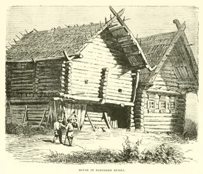 Haus in Nordrussland