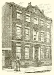 Haus in der Rodney Street, Liverpool, wo Mr. Gladstone geboren wurde