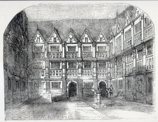 Haus von Sir Thomas Gresham, in der Bishopsgate Street, London