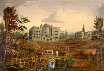 Hylton Castle, Sunderland ca. 1830