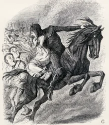 Illustration nach J. Tenniel für das Gedicht 