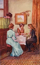 Illustration für A World of Girls von L T Meade