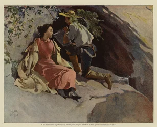 Illustration für Jack und Jill der Sierras, von Bret Harte