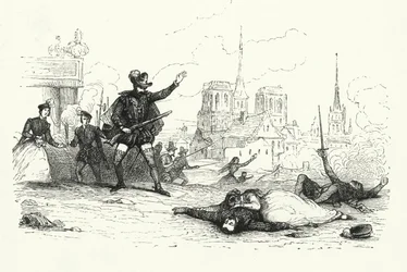 Illustration für Les Huguenots von Giacomo Meyerbeer