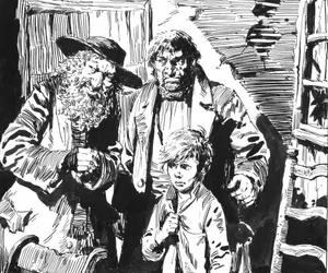 Illustration für Oliver Twist von Charles Dickens