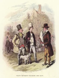 Illustration für Pendennis von Thackeray