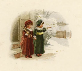 Illustration für Das Kommen des Weihnachtsmanns