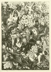 Illustration für Die Geschichte von Sir Thomas Thumb (Gravur)