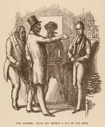 Illustration für Die Newcomes von Thackeray