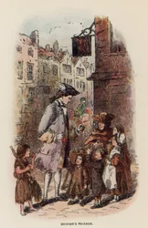 Illustration für Die Virginians von Thackeray