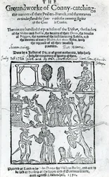 Illustration des Groundworke of Conny-catching, 1592