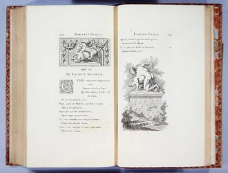 In Cassium Severum, aus Quinti Horatii Flaci Opera, gedruckt von John Pine, 1733-7