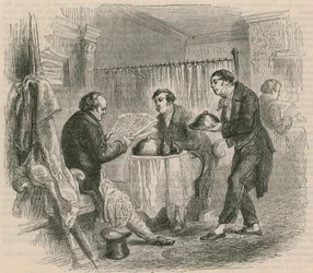 In einem Stadtkaffee