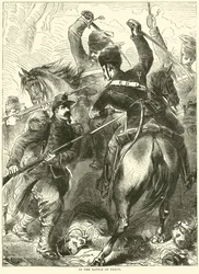 In der Schlacht von Dreux, November 1870