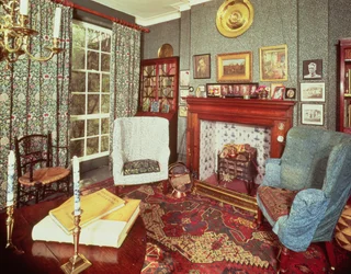 Innenansicht von Nr. 8 Hammersmith Terrace, erbaut um 1735