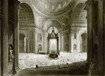 Innenansicht von St. Peter in Rom