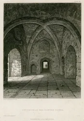 Innenraum des Bogenschützenturms