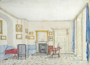 Innenraum in der Curzon Street, ca. 1830