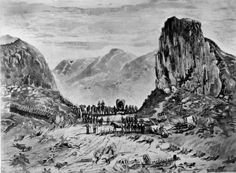 Isandhlwana nach der Schlacht, 1879
