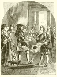 James II. verabschiedet sich von Ludwig XIV.