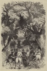 Jakob I. jagt im Windsor Forest