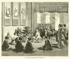 Japanische Hochzeitszeremonie