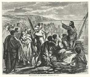 Jesus lehrt am Seeufer, Matthäus XIII