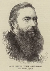 John Birnie Philip, Bildhauer (Stich)