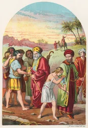 Joseph wird von seinen Brüdern verkauft