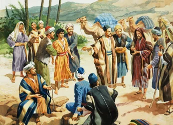 Joseph wird für 20 Silberstücke verkauft