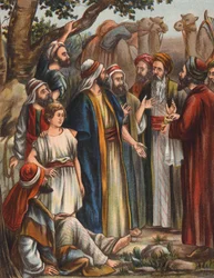 Joseph wird von seinen Brüdern verkauft