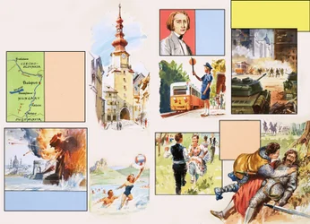 Reise die Donau hinunter