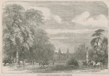 Kensington Gardens, die Coalbrookdale Gates, Rotten Row, London