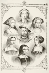 König Heinrich VIII. von England und seine sechs Ehefrauen, aus 