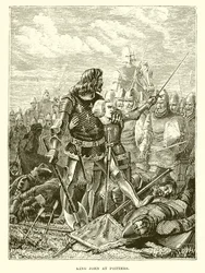 König Johann bei Poitiers