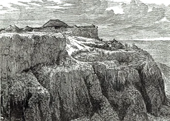Haus von König Theodor, Magdala aus 